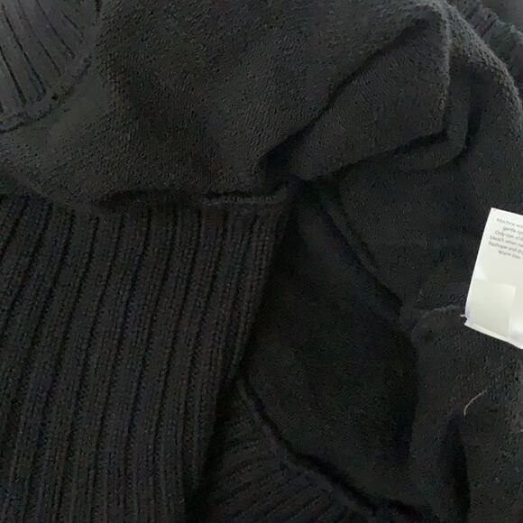 ATHLETA BLACK CREW NECK HEAVY‎ SWEATER SIZE S - Picture 10 of 10